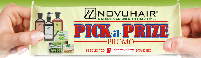 Novuhair Pick_A_Prize Promo at Mercury Drug Updated